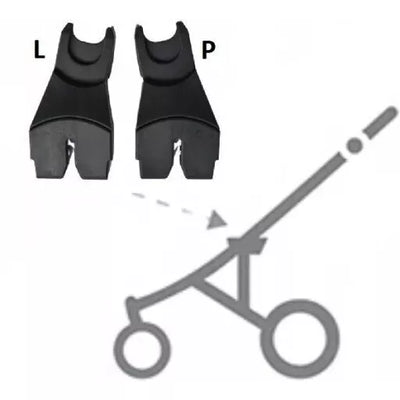 Adapteriai autokėdutei -vežimėliui