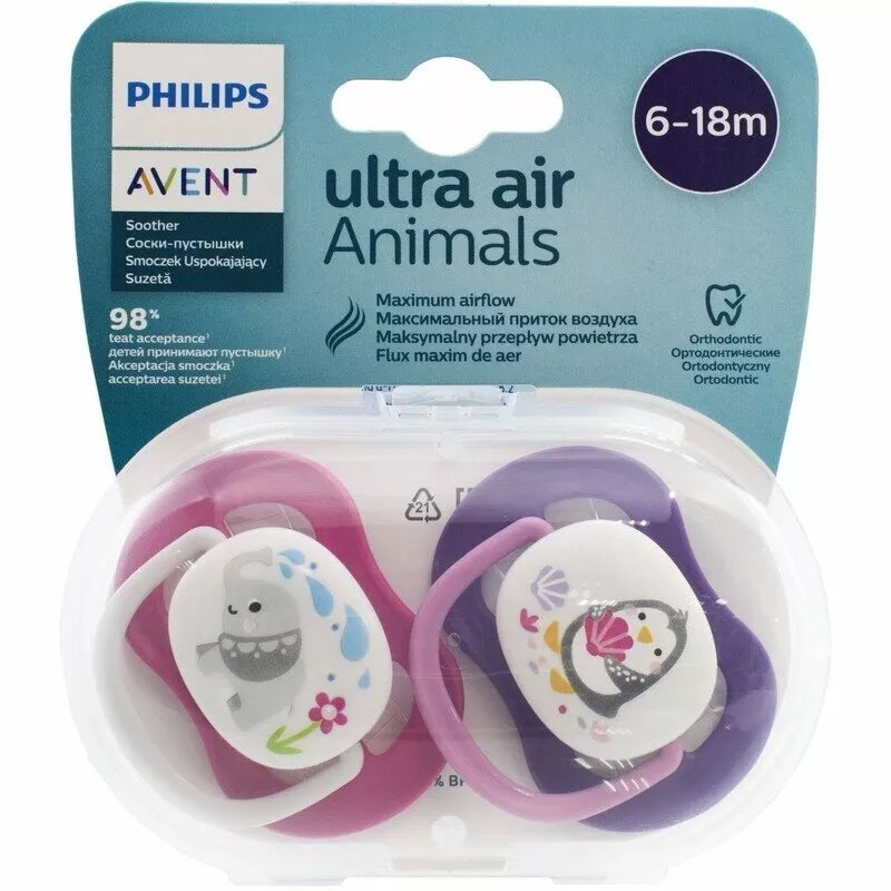 AVENT Čiulptukai ULTRA AIR, 080/08, 2 vnt