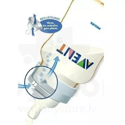 AVENT žindukas silikoninis Anti-colic 3m+ 2vnt