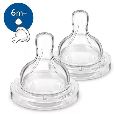 AVENT žindukas silikoninis Anti-colic 636/27,6m+ 2vnt