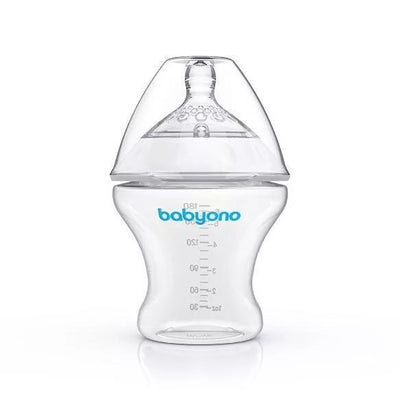 Buteliukas BabyOno Anti-colic NATURAL NURSING 180 ml