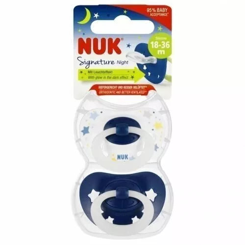 Čiulptukai NUK Signature Night, 2 vnt