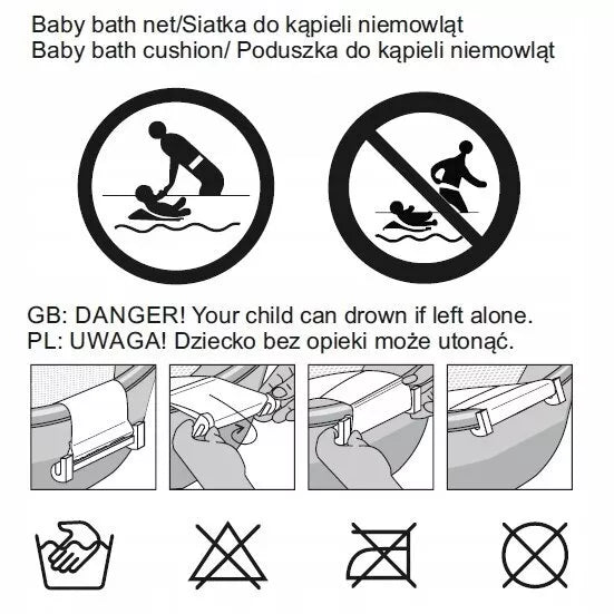 Gultukas-pagalvė į vonelę BATH&CARE
