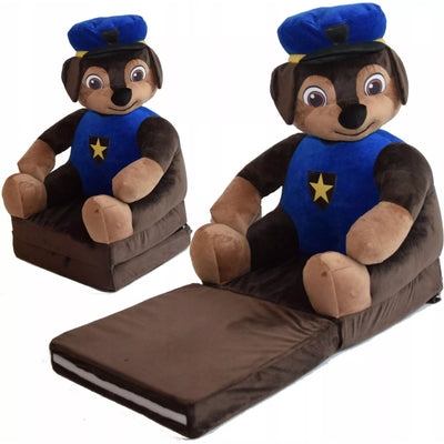 Ištiesiamas vaikiškas fotelis DOG POLISMAN