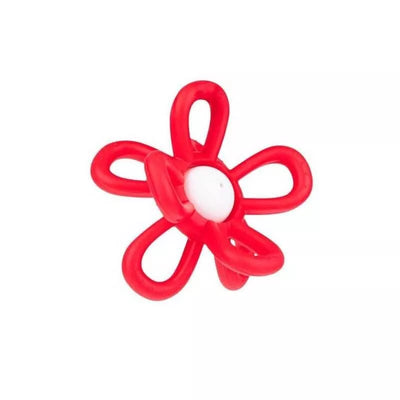 Kramtukas silikoninis GiliGums FLOWER Red