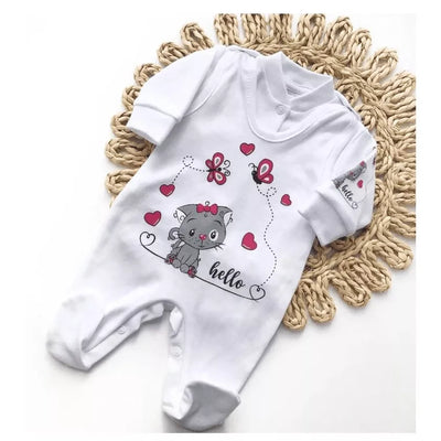 Kūdikio kraitelis - komplektukas Gamex HELLO 5 dalių, 56 White