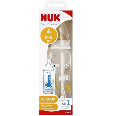 NUK buteliukas First Choice+, 300 ml NO COLIC 0-6