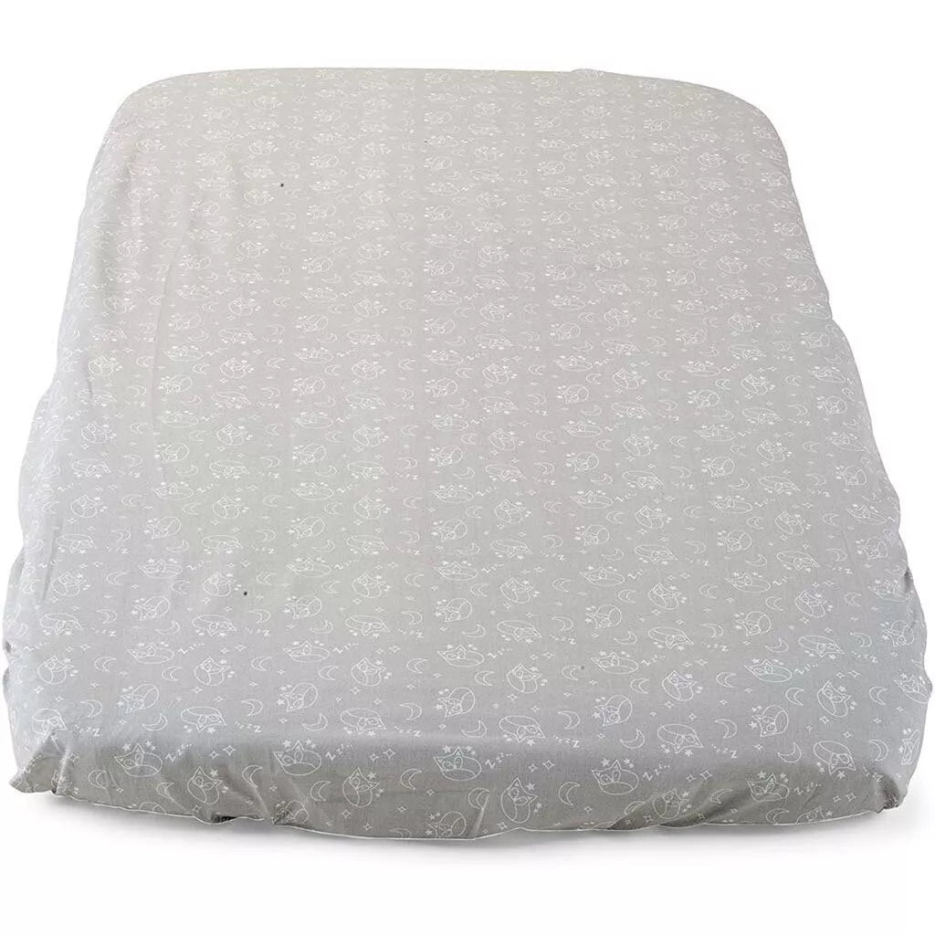 Paklodės su guma Chicco Next2Me GREY FOX, 2 vnt