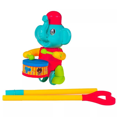 Stumiamas žaislas ELEPHANT WITH A DRUM
