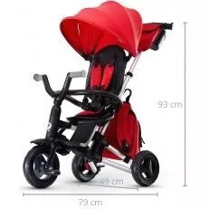 Triratukas sulankstomas QPlay NOVA+Rubber Red