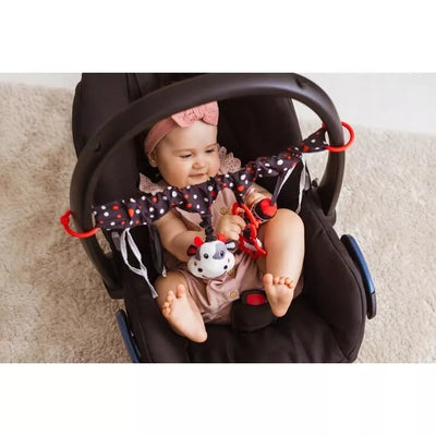 Žaislas prie vežimėlio Balibazoo SENSORY TOYS COW