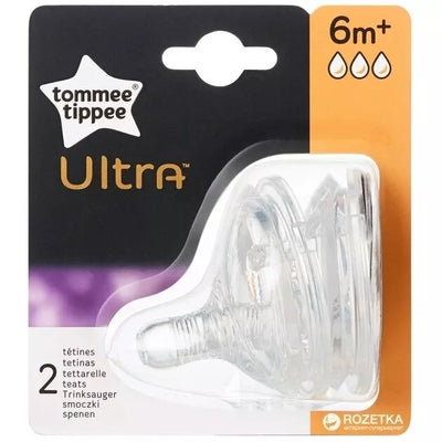 Žindukai silikoninis Tommee Tippee ULTRA 6+, 2 vnt