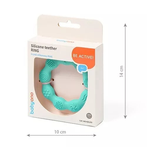 Kramtukas silikoninis BabyOno RING, 825/03