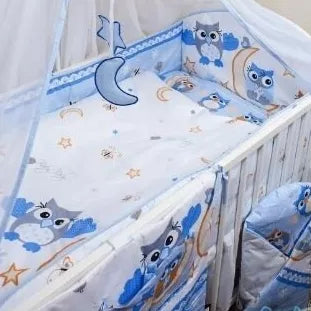 Apsaugėlė lovytei- Ankras SOWY Blue 360 cm