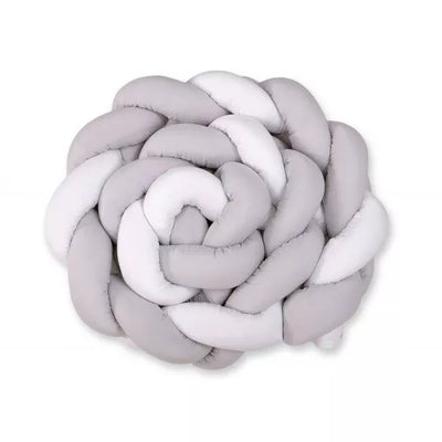 Apsaugėlė lovytei Pynė Belisima VELVET Ecri/Grey 230 cm