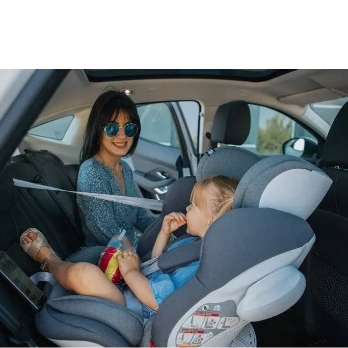 Autokėdutė 4baby SPACE-FIX 360° Grey