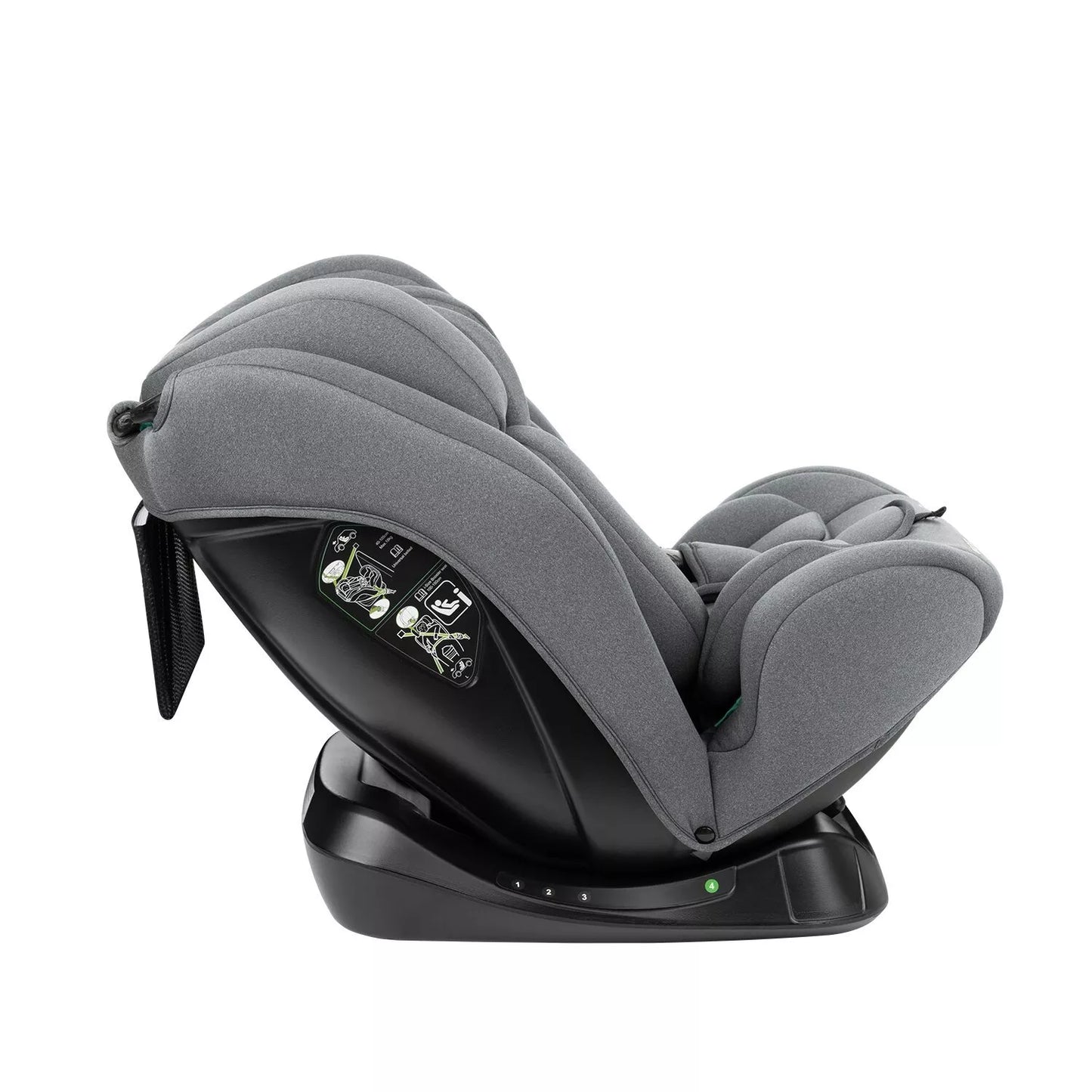 Automobilinė kėdutė Kikka Boo i-EXPLORE i-SIZE, 40-150 cm, Grey
