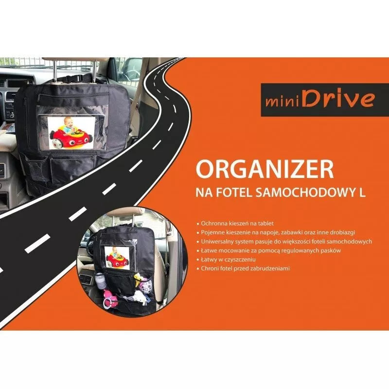 Automobilio sėdynės apsauga-kišenė  MiniDrive L