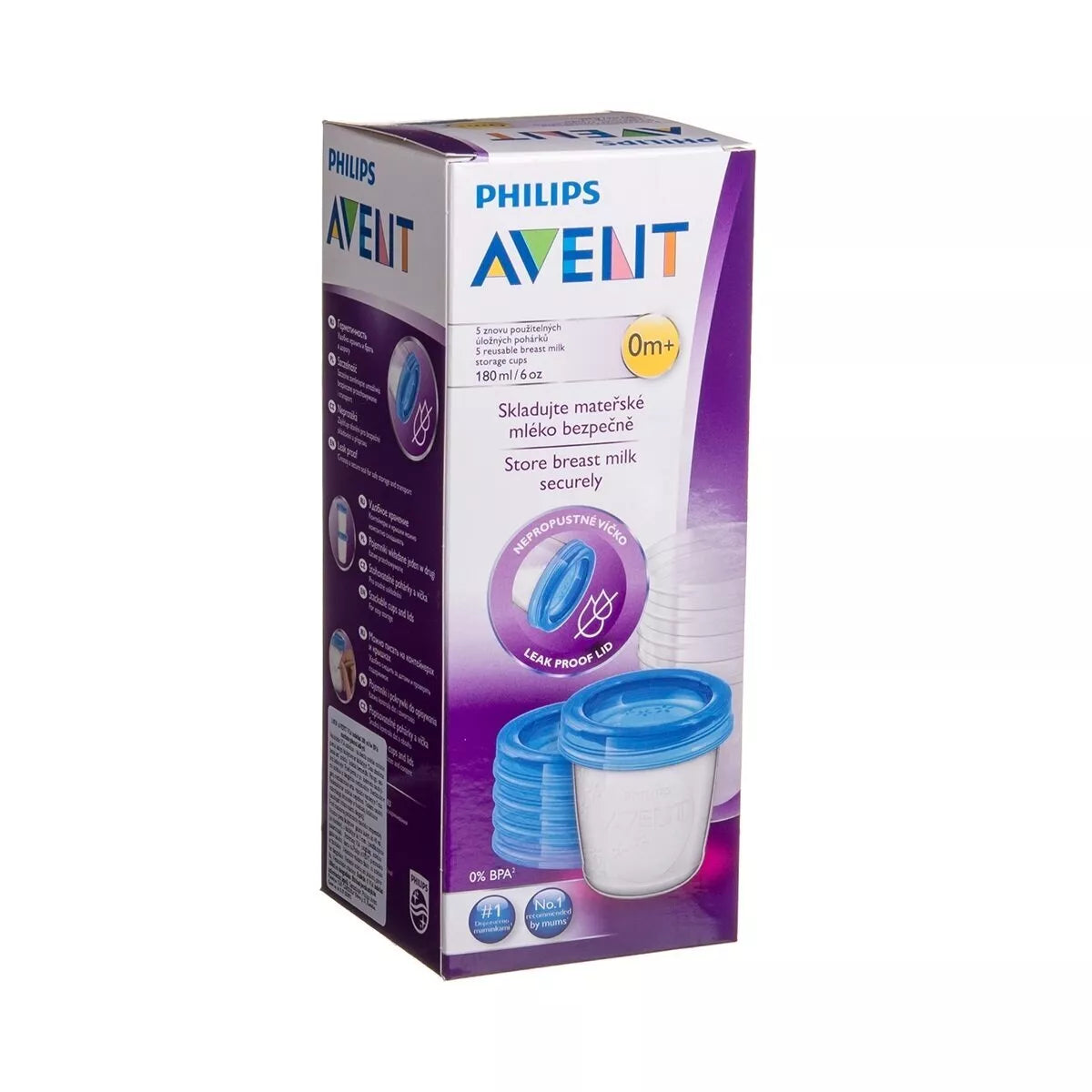 Avent Indeliai su dangteliais motinos pieno laikymui SCF619/05