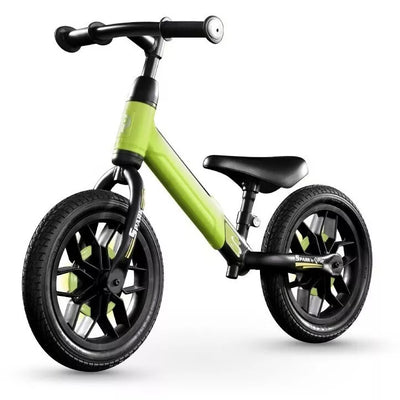 Balansinis dviratukas šviečiančiais ratais Q Play SPARK Green