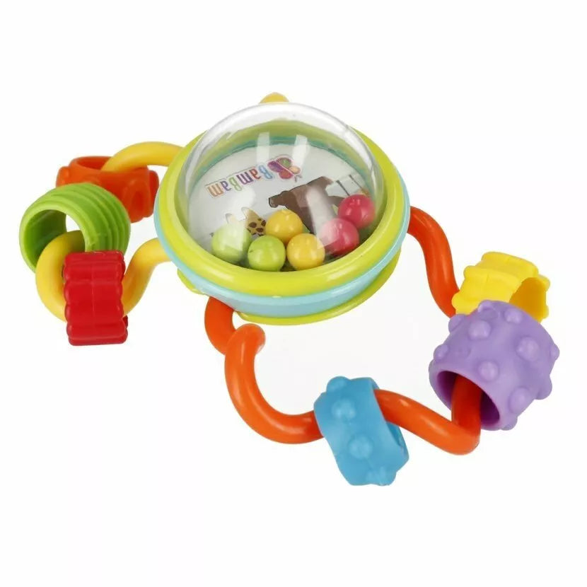 Barškutis su kramtuku BamBam SLIDE