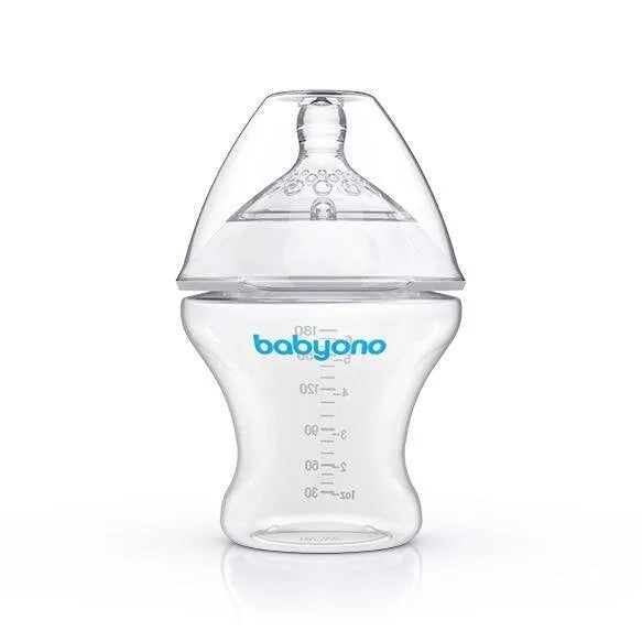 Buteliukas BabyOno Anti-colic NATURAL NURSING 180 ml