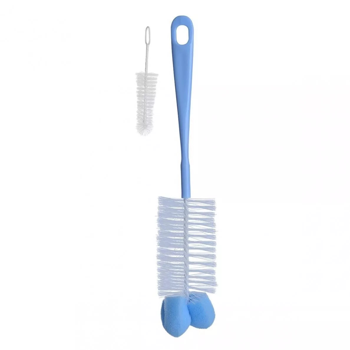 Buteliukų ir žindukų šepetys su kempinėle BabyOno 720/01