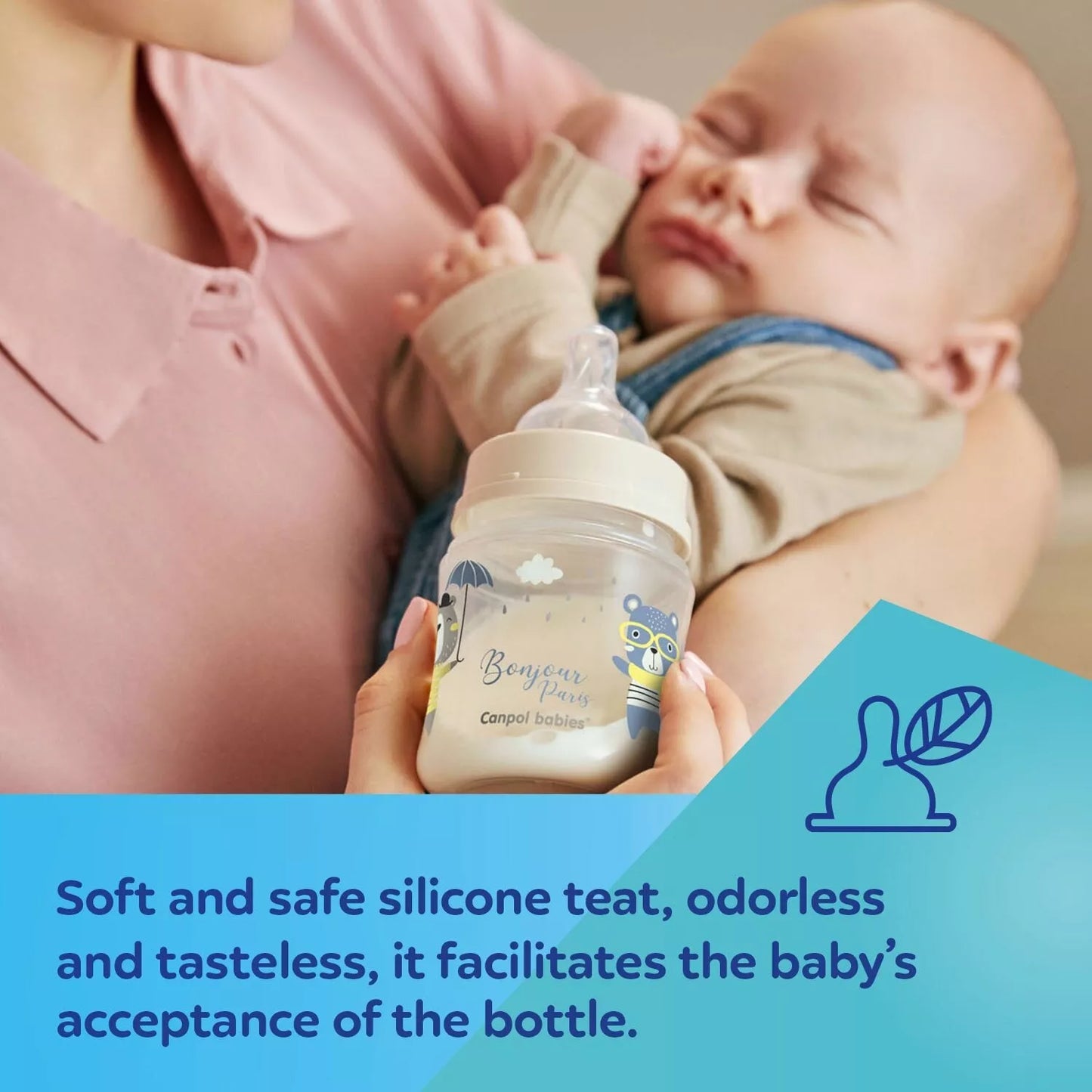 Canpol buteliukas EASY START ANTI-COLIC 120 ml