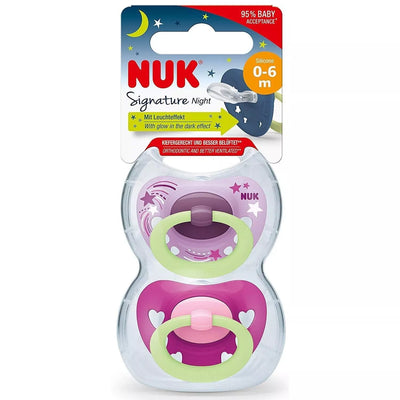 Čiulptukai NUK Signature Night  2 vnt