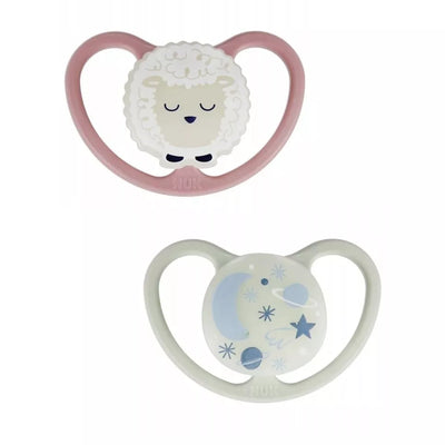 Čiulptukas NUK SPACE Night  2 vnt