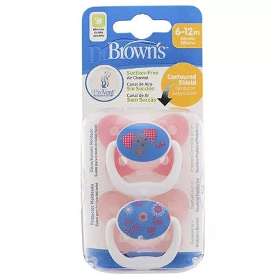 Dr. Brown's čiulptukai PREVENT 6-12 mėn, 2 vnt.