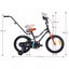 Dviratis TIGER Bike 16'' Black/Orange