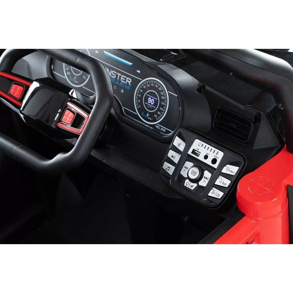 Elektromobilis MONSTER 4WD su distanciniu valdymu Green