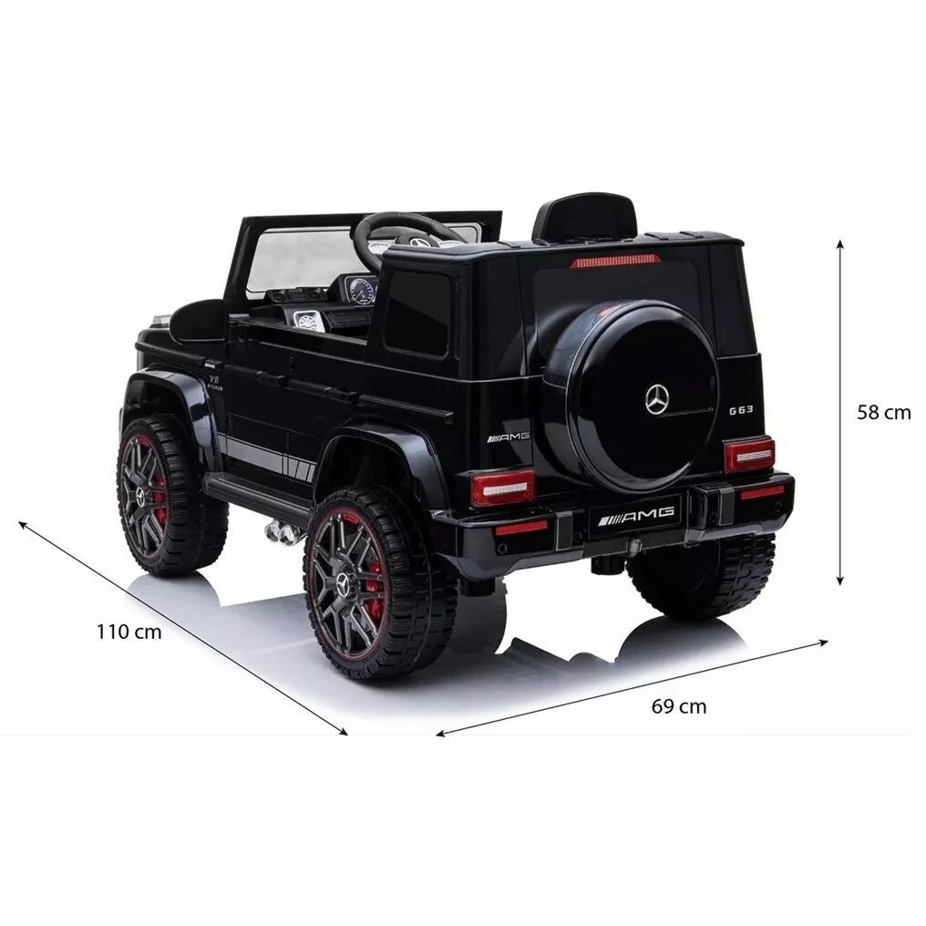 Elektromobilis vaikams MERCEDES G63 AMG, Red