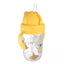 Gertuvė neišsipilanti su šiaudeliu Canpol EXOTIC ANIMALS 56/606 Yellow