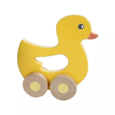 Interaktyvus medinis žaislas su ratukais Big Tree  ROLLING ANIMAL