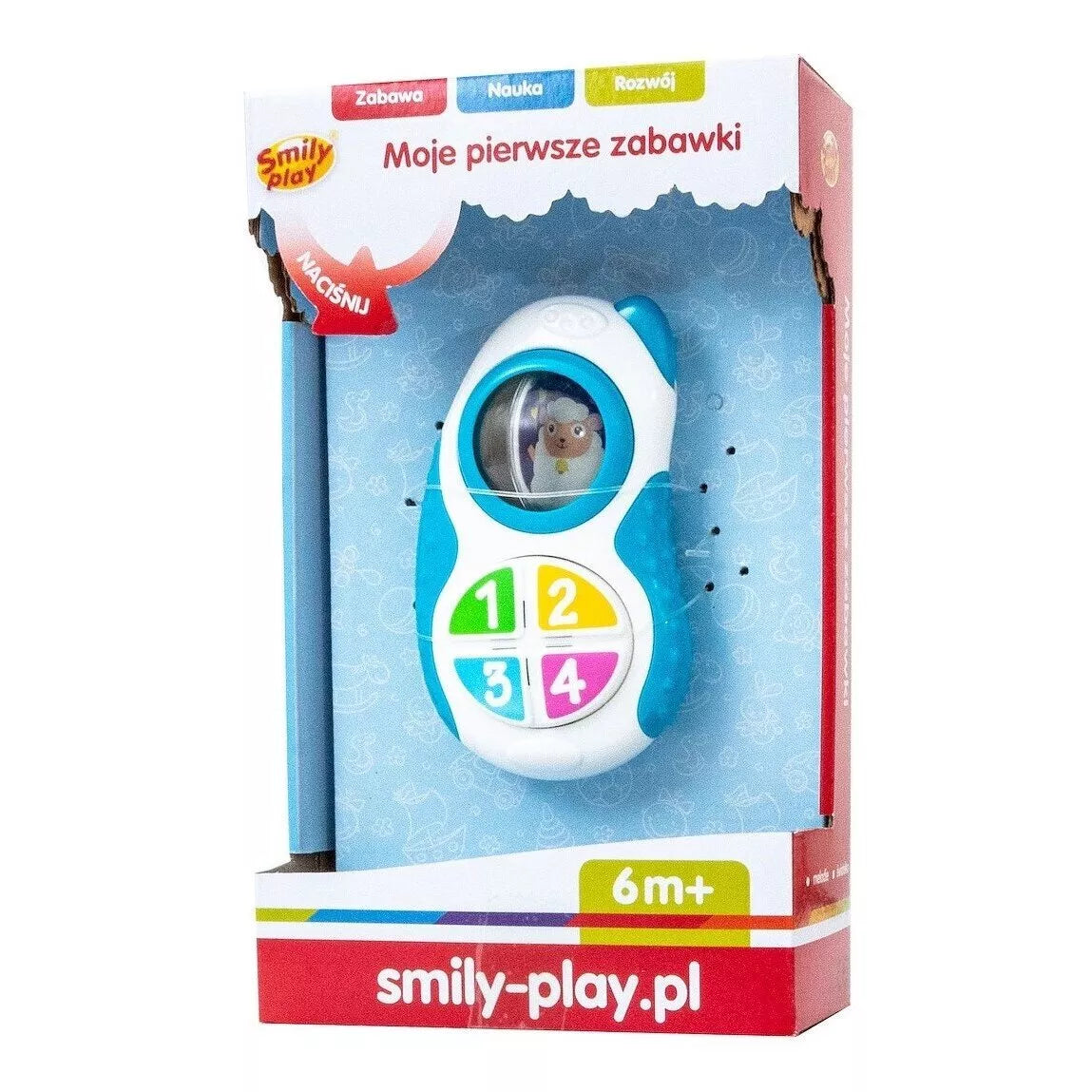 Interaktyvus žaislas Smily Play TELEPHONE Blue
