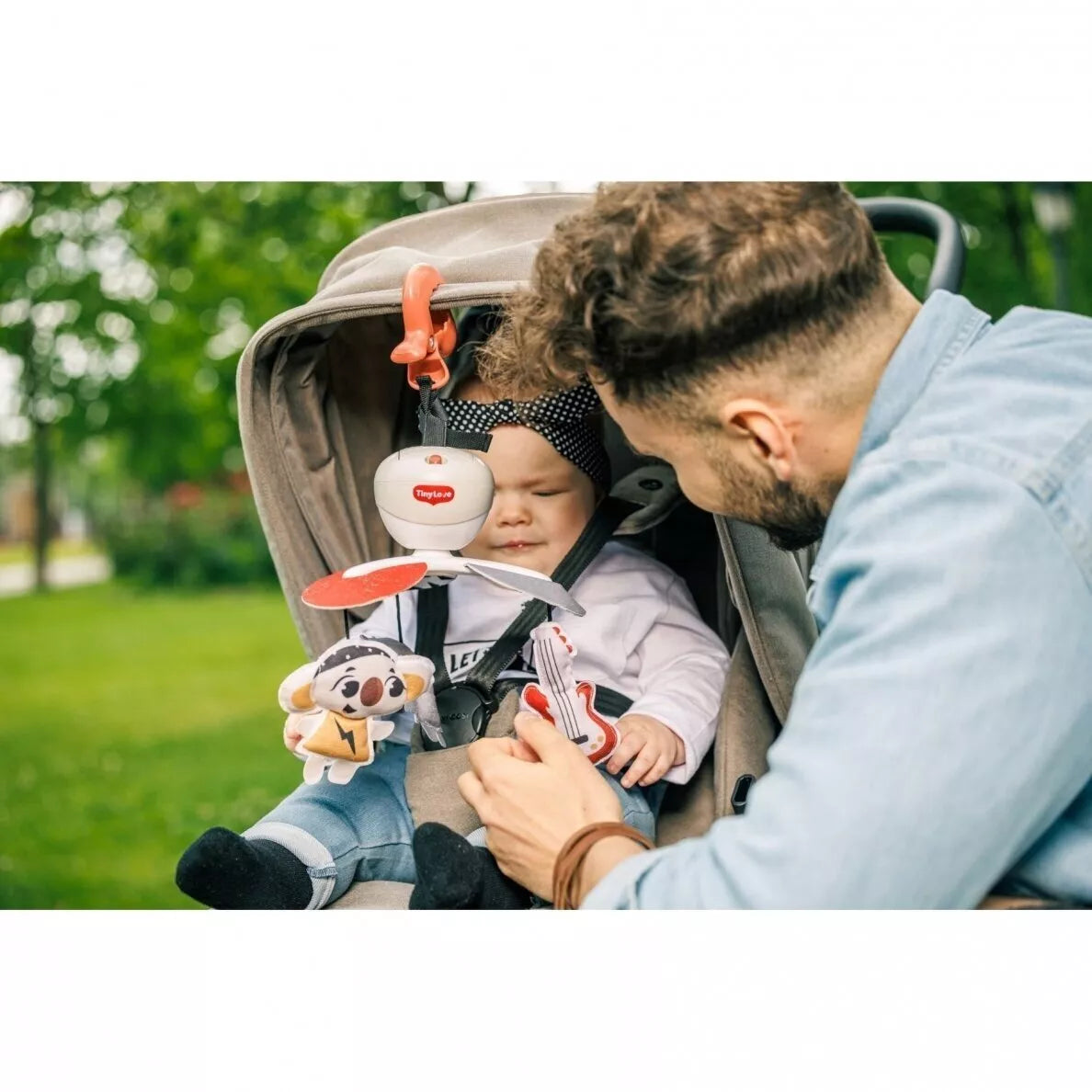Karuselė muzikinė Tiny Love 3 in 1 Take Along Mobile TINY ROCKERS