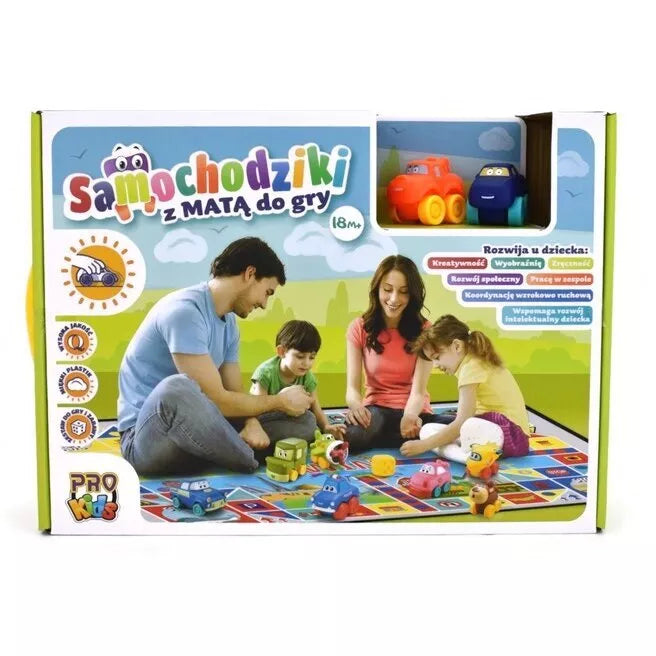 Kilimėlis Lenktynių trasa  + automobiliai Pro Kids JZD-073