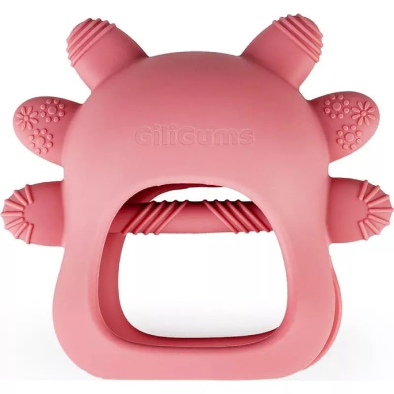 Kramtukas silikoninis GiliGums AXOLOTL Pink