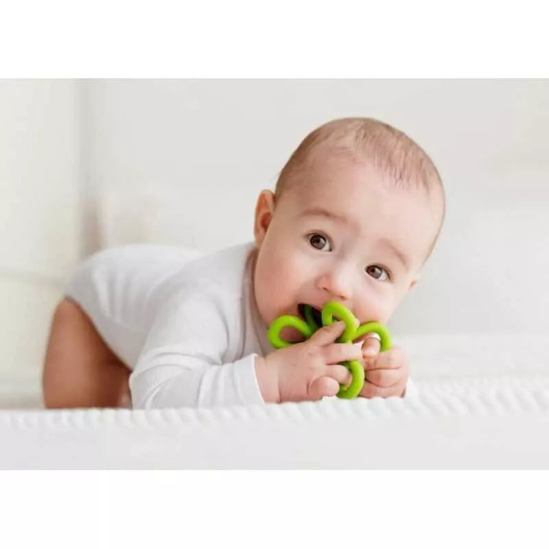 Kramtukas silikoninis GiliGums FLOWER Green