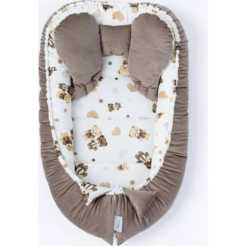 Kūdikio lizdelis-kokonas Belisima VELVET PETIT Brown