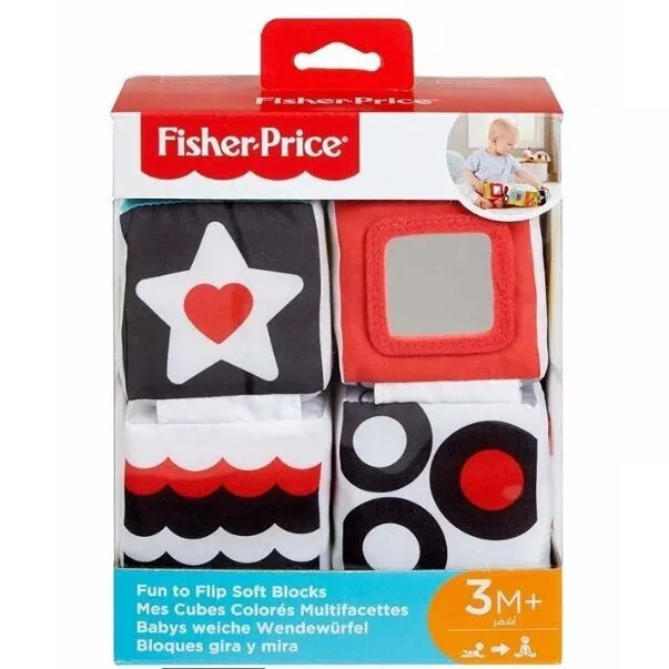 Kaladėlės minkštos mokomosios  Fisher Price GFC37
