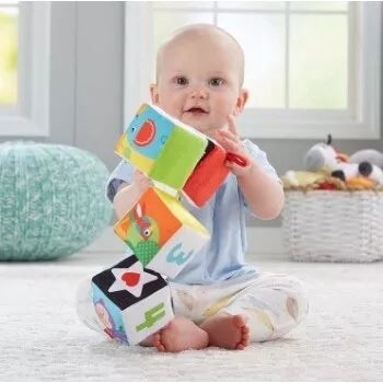 Kaladėlės minkštos mokomosios  Fisher Price GFC37