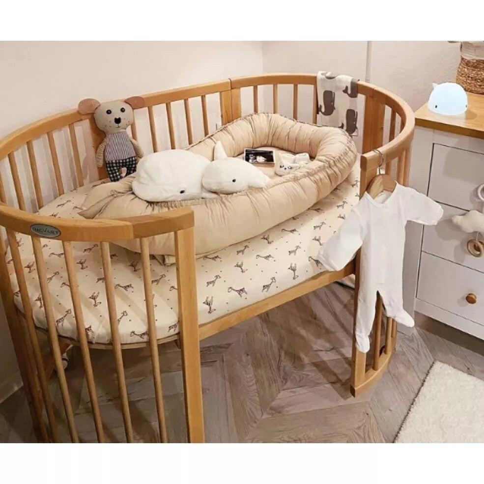 Lovylė-Tranformeris 9in1 INGVART SMART Natural+3 čiužiniai