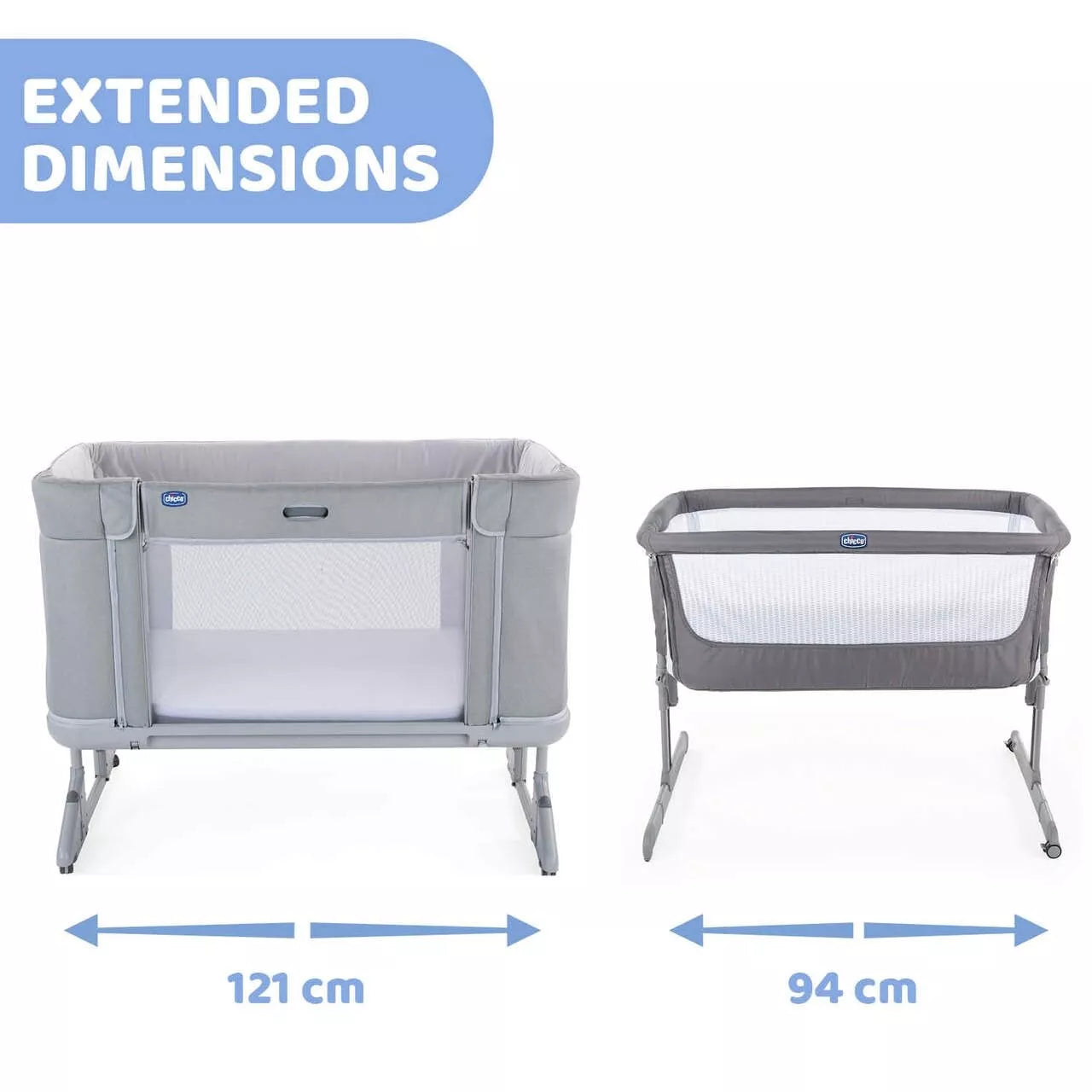 Lovytė Chicco NEXT2ME FOREVER ASH Grey