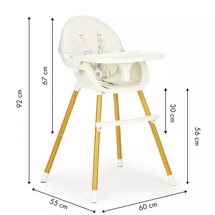 Maitinimo kėdutė Ecotoys HA-004 Beige