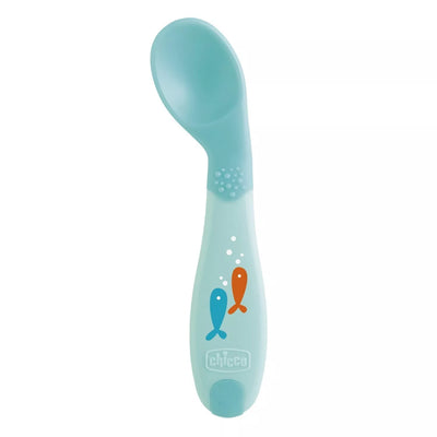 Mokomasis lenktas šaukštelis Chicco BABY'S FIRST SPOON