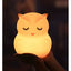 Naktinė silikoninė lempa OWL