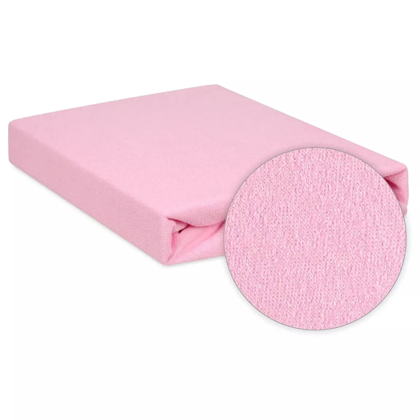 Paklodė Frotte neperšlampama su guma 60 Pink